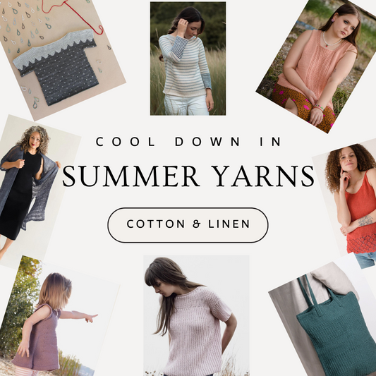 Summertime Projects + Classes + Warm Weather Yarns
