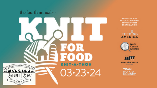 Knit for Food Knitathon Donation