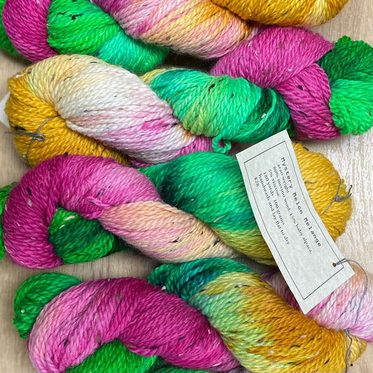 Hand Dyed Merino and Baby Alpaca Yarn (NY)/Aran