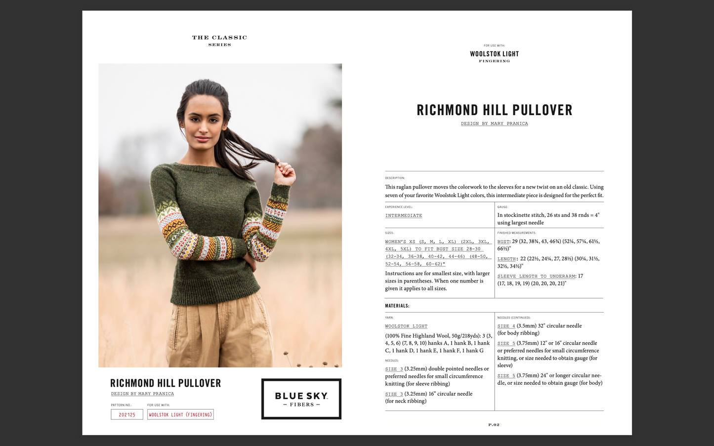 Richmond Hill Sweater Kit
