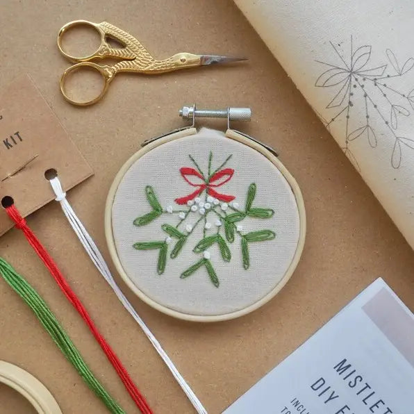 Mini Holiday Embroidery Kits