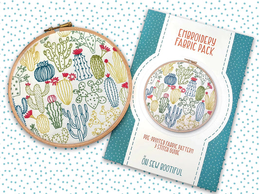 Embroidery Kit Fabric Packs