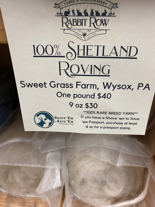 Shetland Fiber - (Pennsylvania)