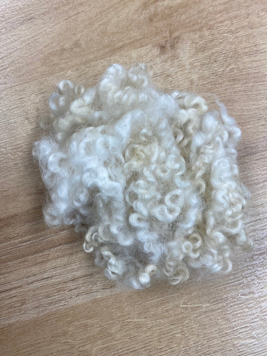 White Border Leicester Locks for Crafts and Felting - LOCAL