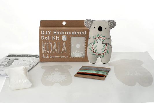 DIY Embroidered Doll Kit