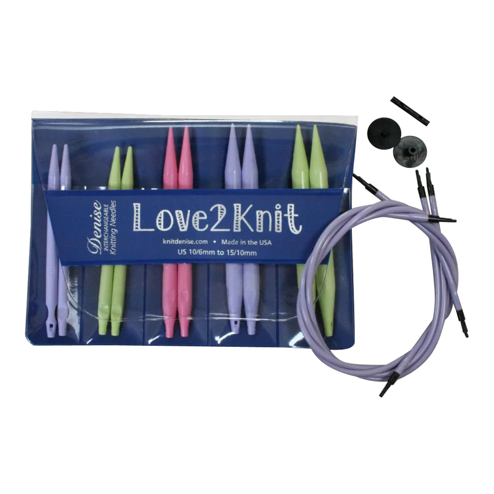 Love2Knit Interchangeable Knitting Needle Set- Original Length