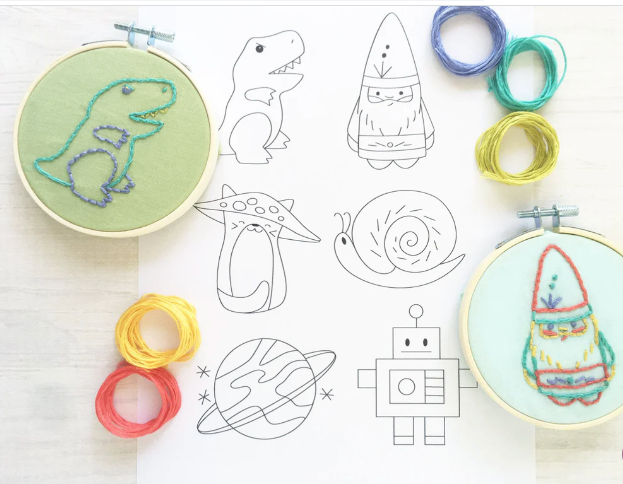 Kid Stitch Beginner Hand Embroidery Kit
