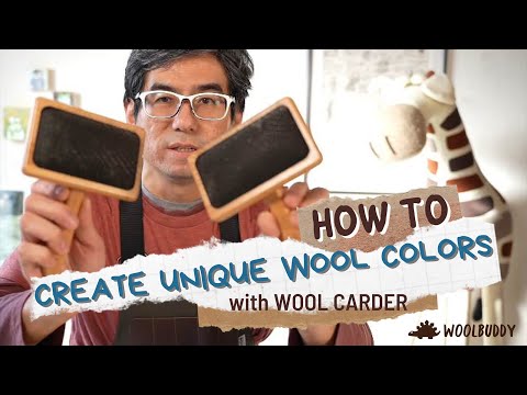 Wool Color Mixing Brush Set (Carder)