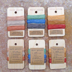 Plant-dyed Sashiko Thread - 3 color palette